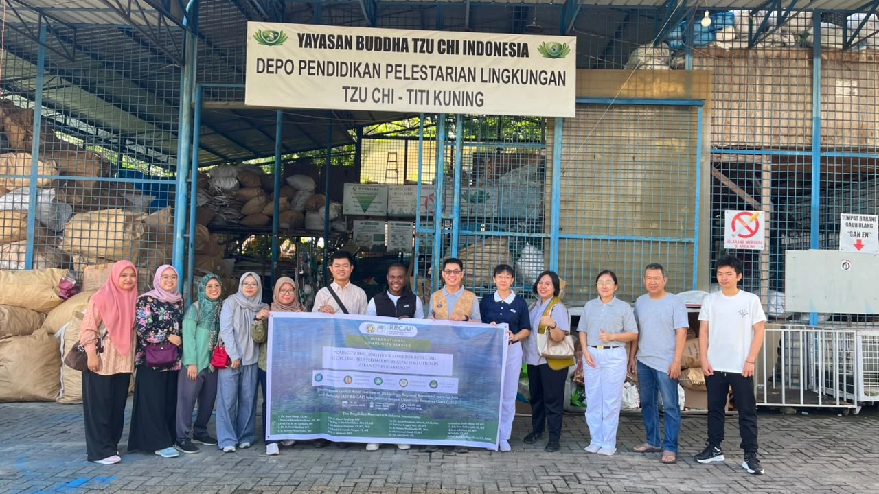 Kunjungan Lapangan FT USU dan AIT Thailand Perkuat Pembelajaran Pencegahan Kebocoran Plastik